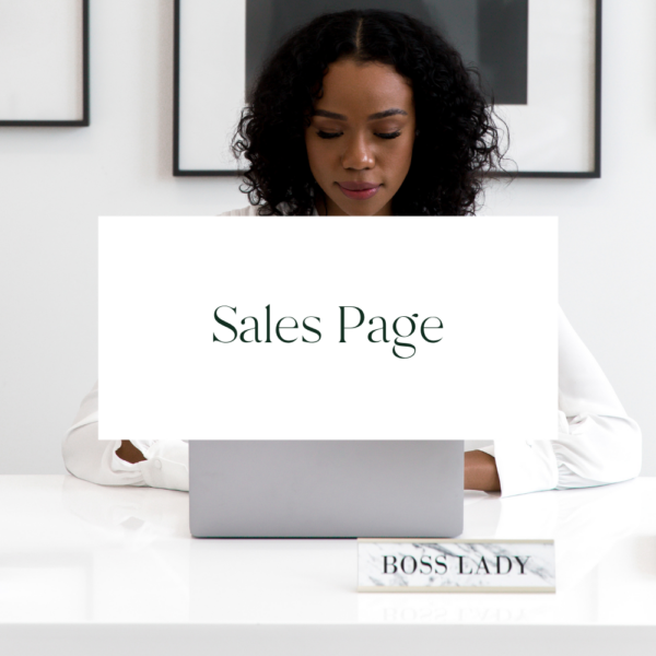 Sales Page Design